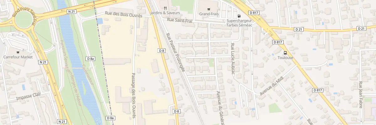 Plan du 15 Rue André Bleze Pascau à Séméac