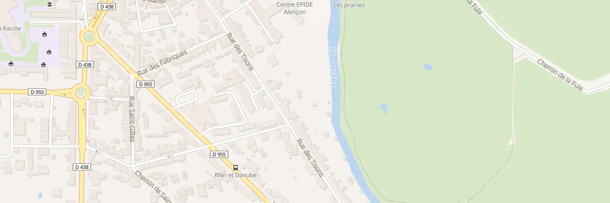 Plan du 135 Rue des Tisons à Alençon