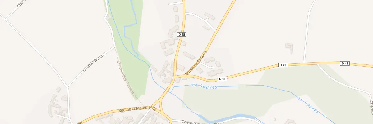Plan du 1 Rte de Renoué à Saint-Jean-de-Sauves