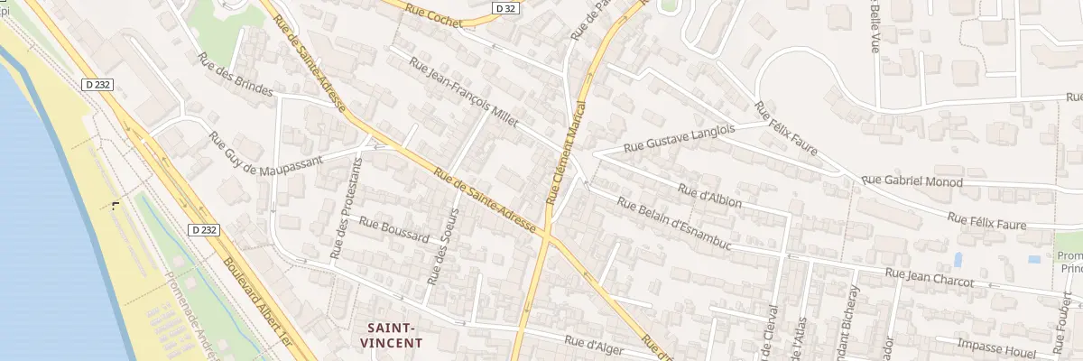 Plan du 5 Rue Clément Marical au Havre