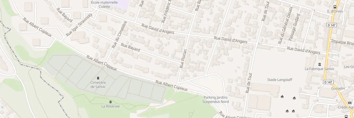 Plan du 2 Rue Bayard au Havre