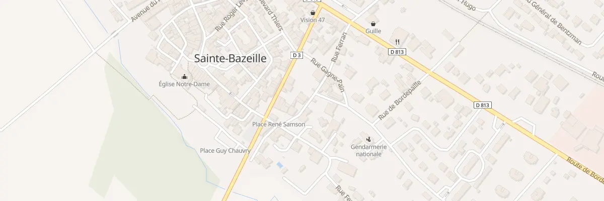 Plan du 15 Rue Saint-Pey-d’Aaron à Sainte-Bazeille