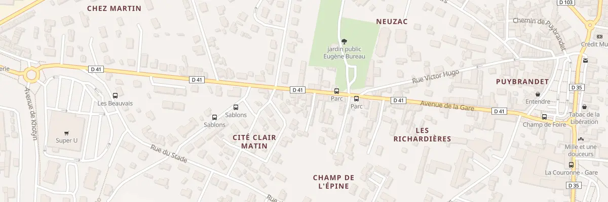 Plan du 74 Av de la Gare à La Couronne