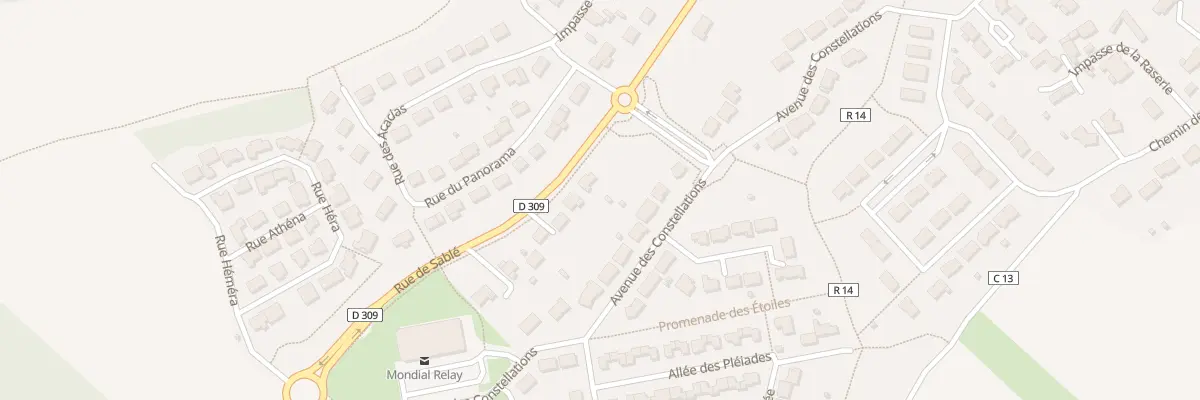 Plan du 39 Rue de Sablé à Saint-Georges-du-Bois