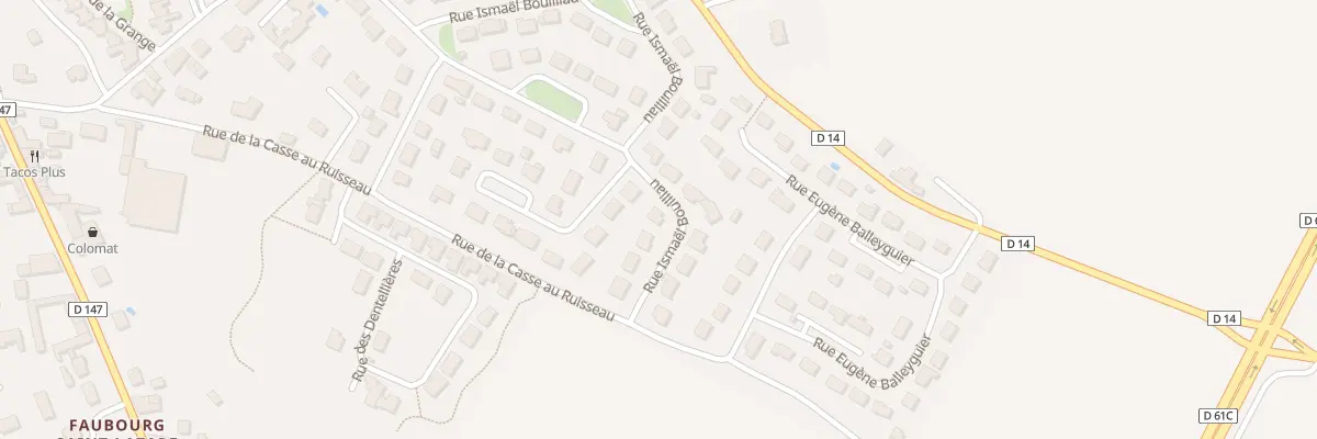 Plan du 70 Rue Ismaël Bouilliau à Loudun