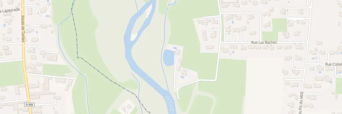 Plan du 24 Rue du Montaigu à Salles-Adour