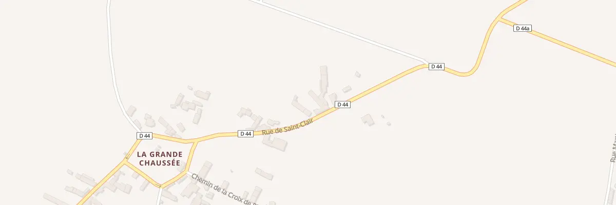 Plan du 6 Rue de Saint Clair à La Chaussée
