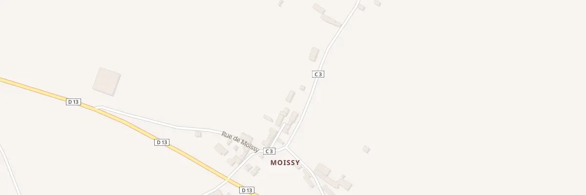 Plan du 201 Rue de Moissy à Gouffern en Auge