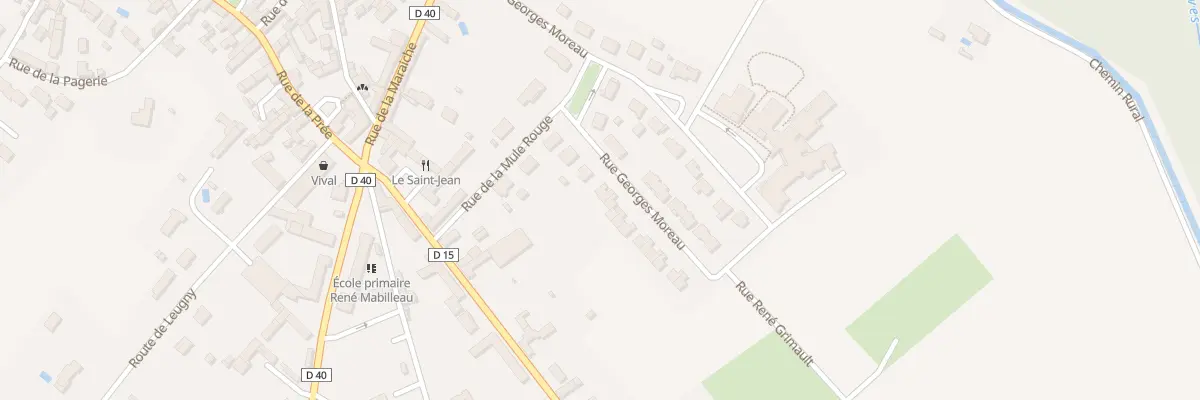 Plan du 33 Rue Georges Moreau à Saint-Jean-de-Sauves