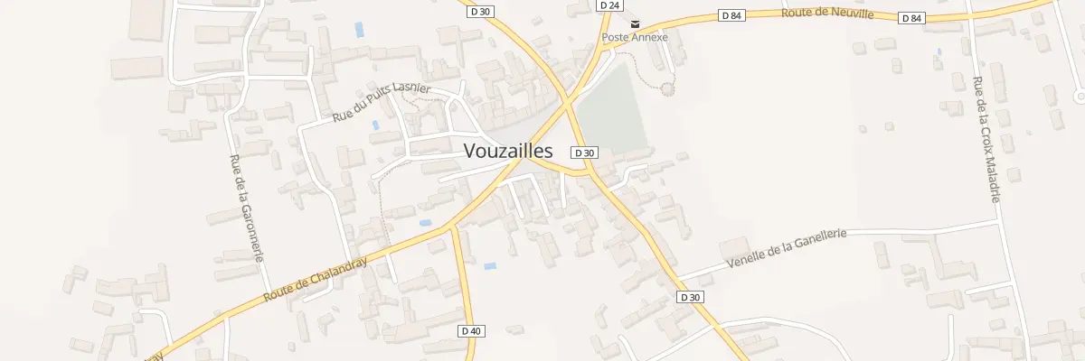 Plan du 8 Pl de la Croix Blanche à Vouzailles