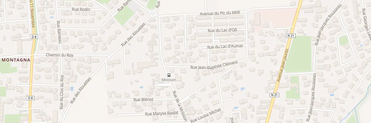 Plan du 3 Rue Jean-Baptiste Clément à Aureilhan