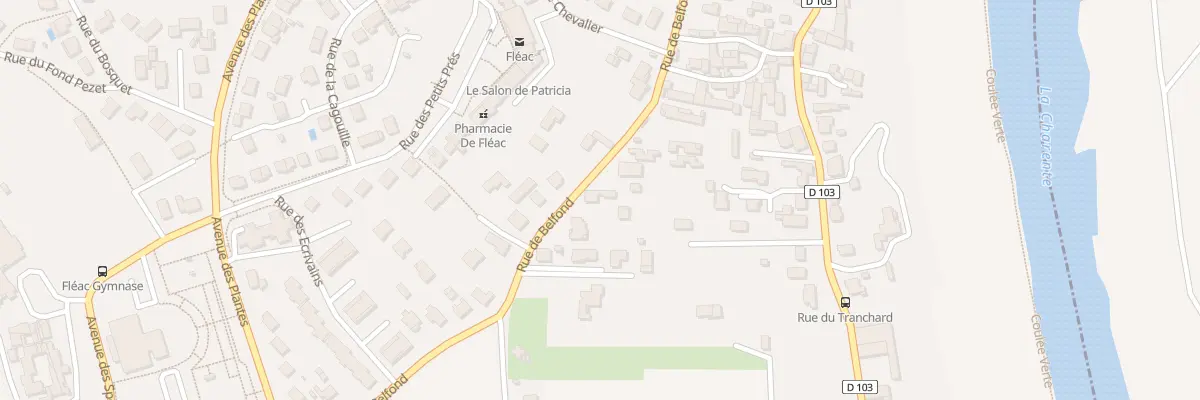 Plan du 39 Rue de Belfond à Fléac