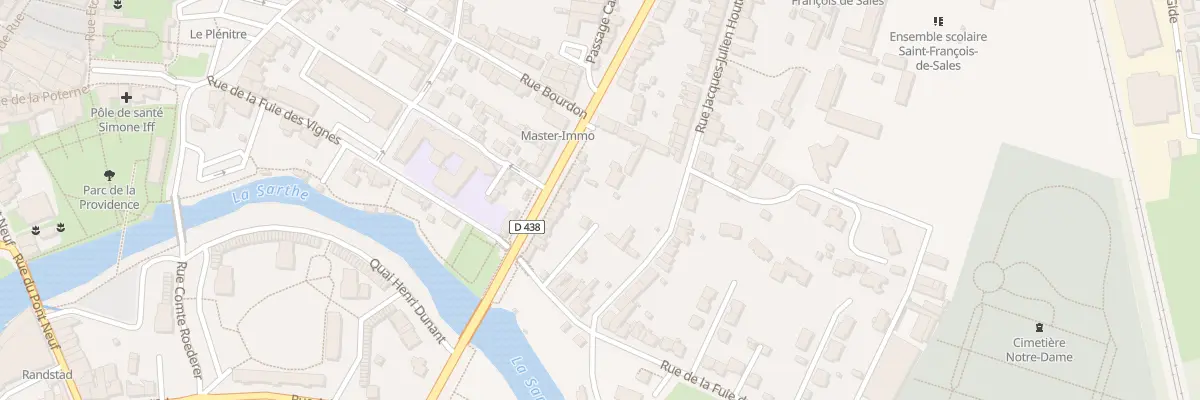 Plan du 63 Bd de la République à Alençon