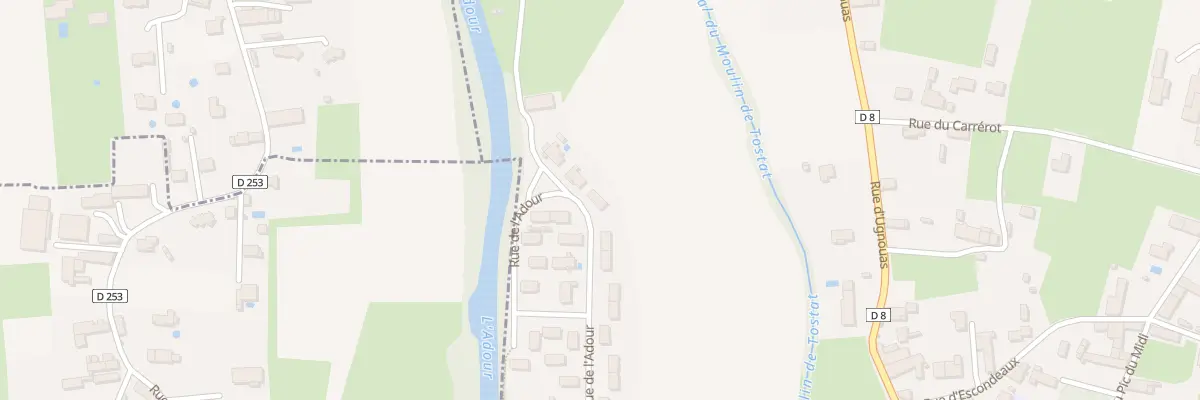 Plan du 16 Rue de l’Adour à Tostat