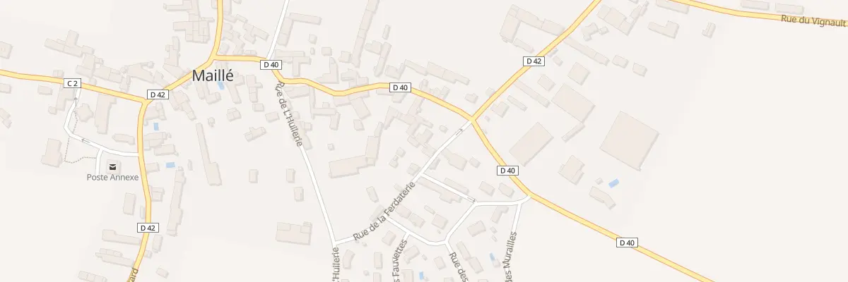 Plan du 2 Rue de la Ferdaterie à Maillé