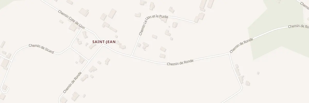 Plan du 1457 Chem de Ronde à Montpouillan