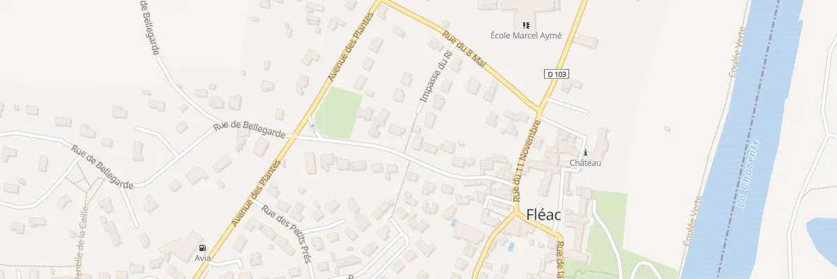 Plan du 16 Rue de la Cibarde à Fléac