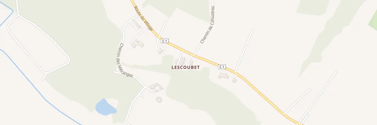 Plan du 5010 A Lescoubet à Séailles