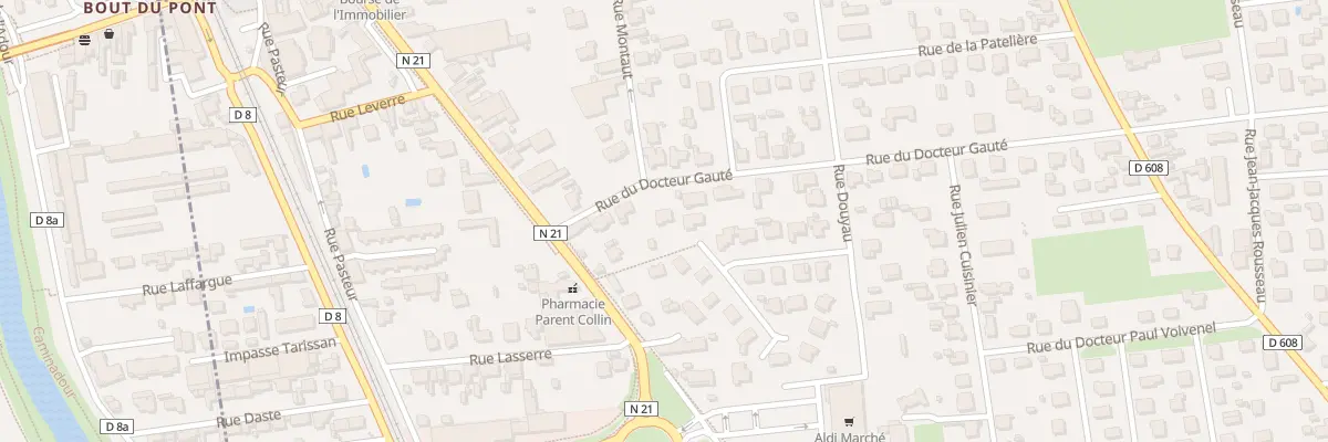 Plan du 30 Rue du Doct Gaute à Séméac