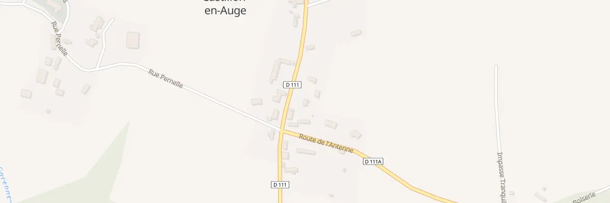 Plan du 70 Rte de Saint-Julien le Faucon à Castillon-en-Auge