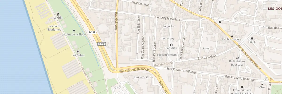 Plan du 9B Rue de Saint-Aignan au Havre