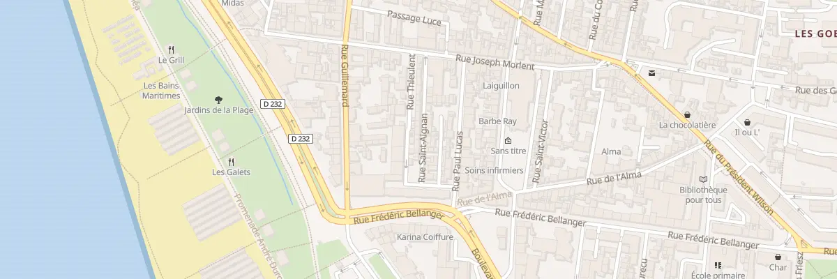 Plan du 11 Rue de Saint-Aignan au Havre