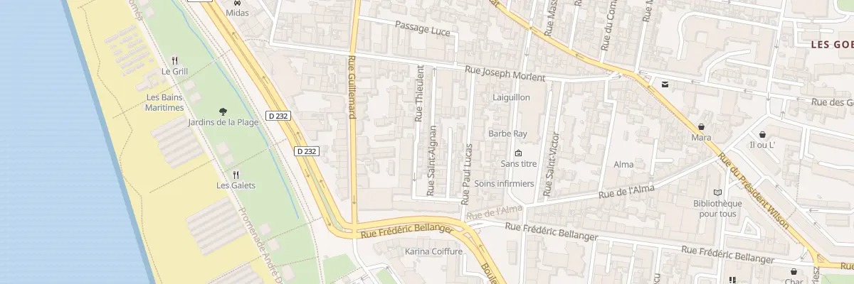 Plan du 13 Rue de Saint-Aignan au Havre