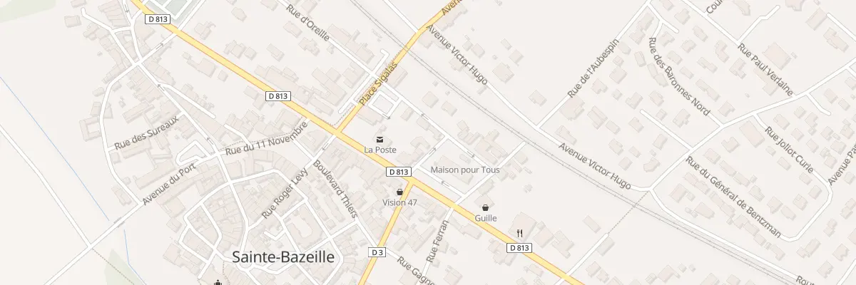 Plan du 5 Rue du Docteur Belot à Sainte-Bazeille