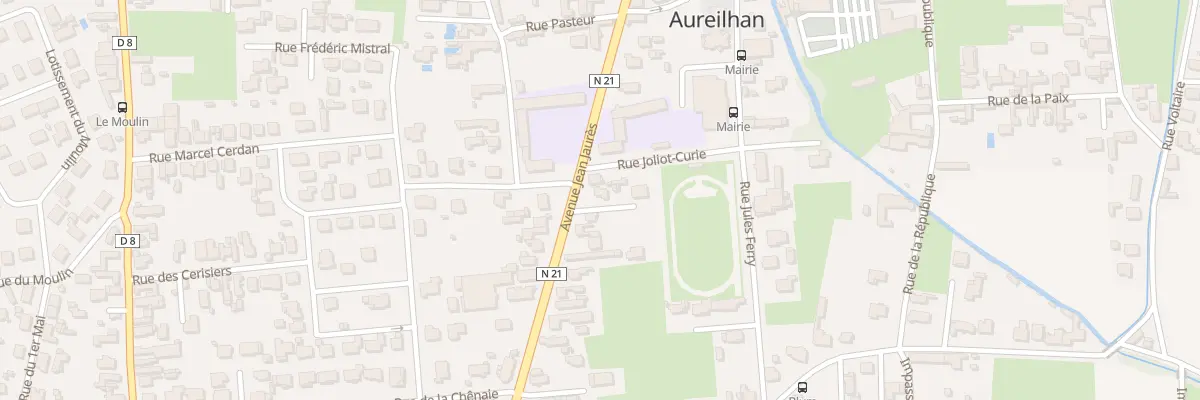 Plan du 72B Av Jean Jaurès à Aureilhan