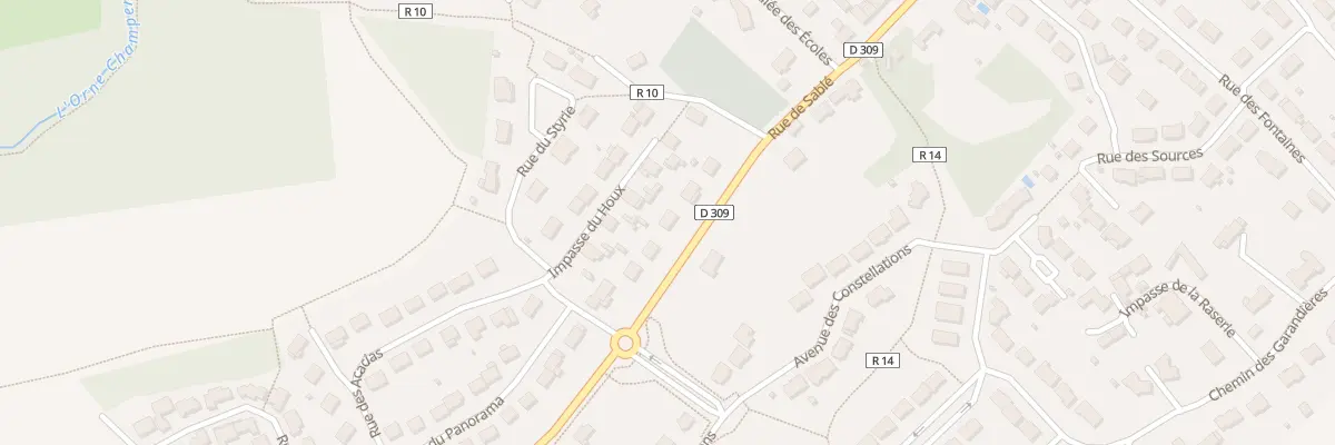 Plan du 54 Rue de Sablé à Saint-Georges-du-Bois