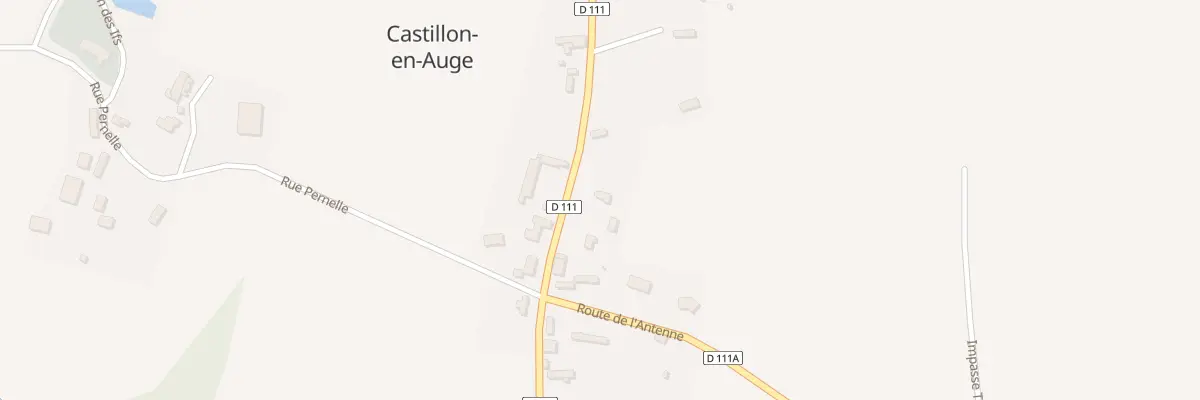 Plan du 74 Rte de Saint-Julien le Faucon à Castillon-en-Auge