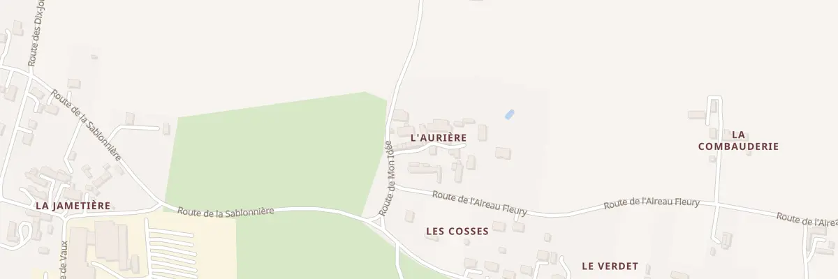 Plan du 35 Imp de l’Aurière à Vernoil-le-Fourrier