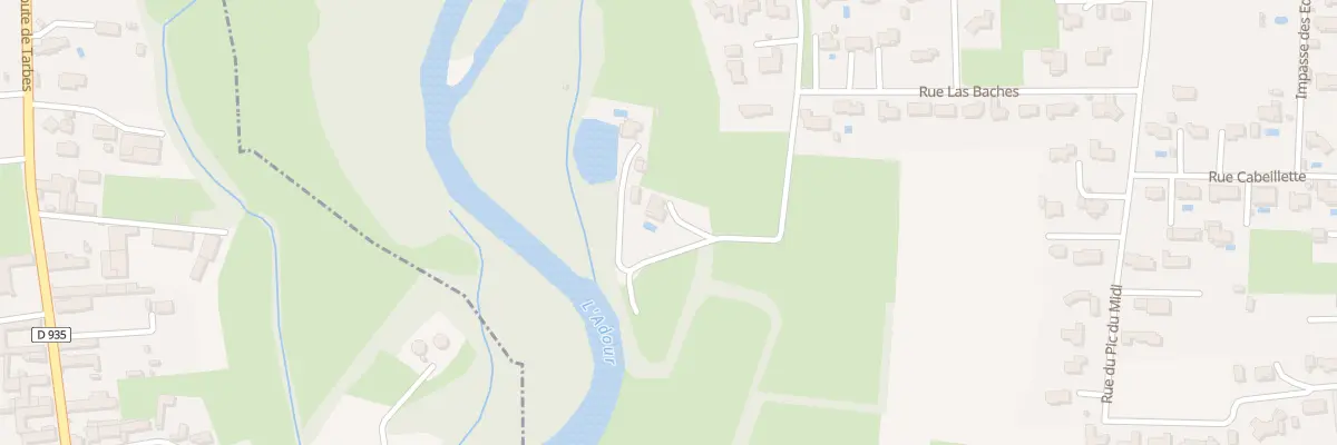 Plan du 22 Rue du Montaigu à Salles-Adour