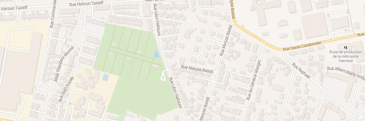 Plan du 39 Rue Maryse Bastié au Havre