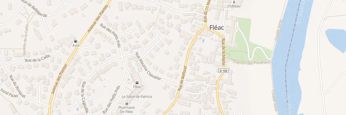 Plan du 14 Rue de Belfond à Fléac