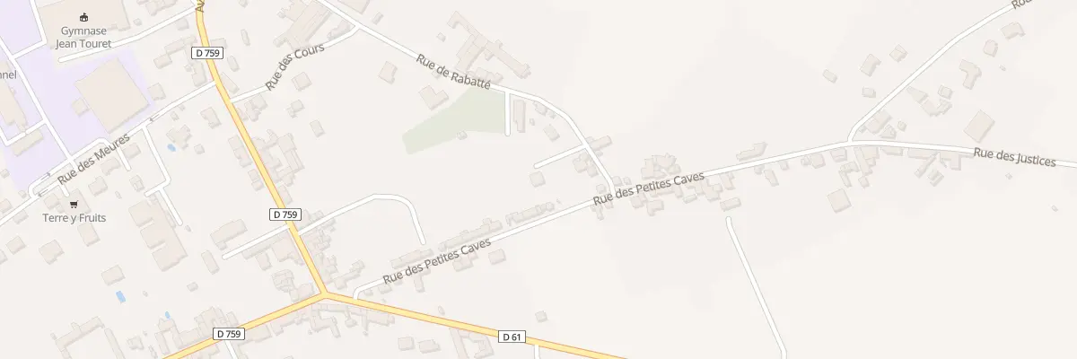 Plan du 2B Rue de Rabatté à Loudun
