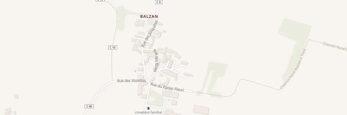 Plan du 3 Imp des Bleuets à Rom