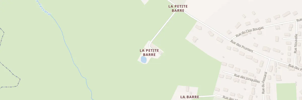 Plan du 5130 La petite Barre à Oizé
