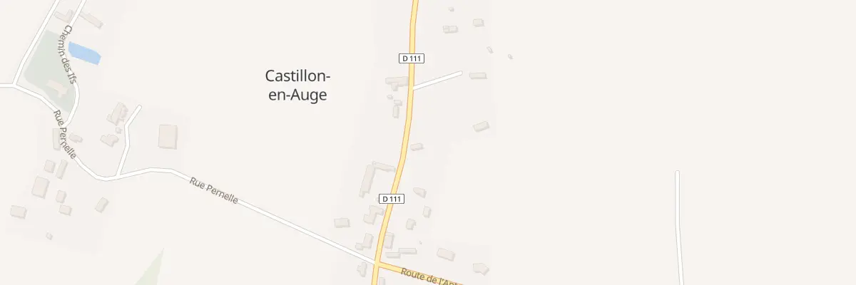 Plan du 116 Rte de St Julien Le Faucon à Castillon-en-Auge
