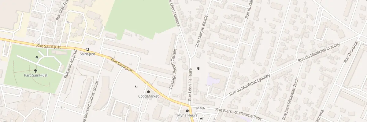 Plan du 33 Rue Léon Hallaure au Havre