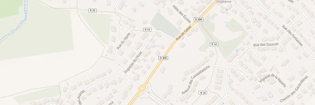 Plan du 52 Rue de Sablé à Saint-Georges-du-Bois
