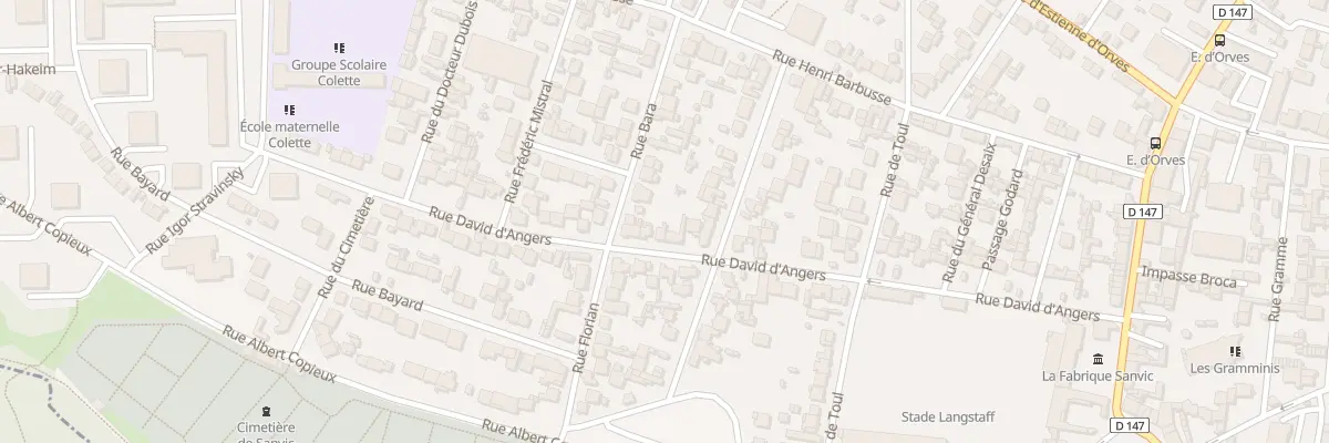 Plan du 45 Rue David d’Angers au Havre