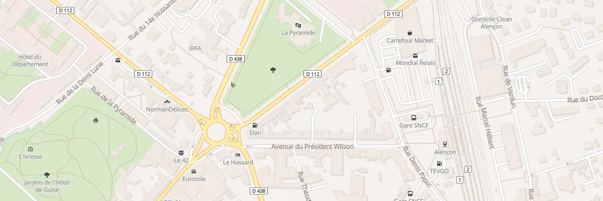 Plan du 32 Av de Quakenbrück à Alençon