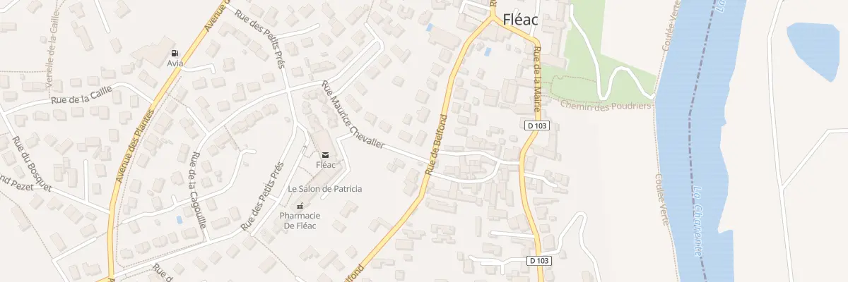 Plan du 18 Rue de Belfond à Fléac