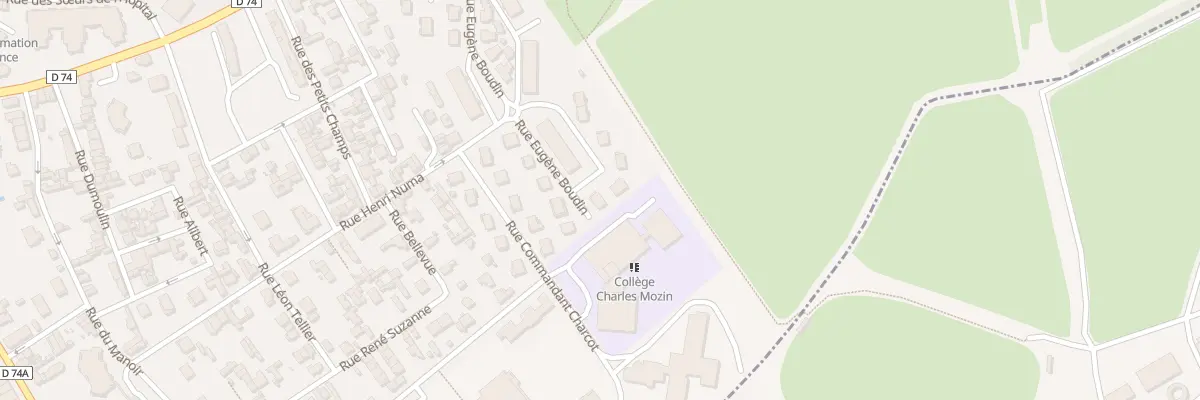 Plan du 13 Rue Eugène Boudin à Trouville-sur-Mer