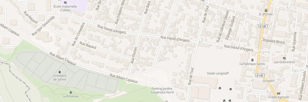 Plan du 9 Rue Parmentier au Havre