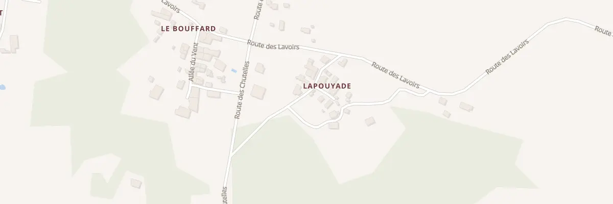 Plan du 5 All des Bois à Parcoul-Chenaud