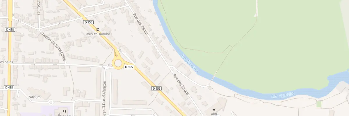 Plan du 207 Rue des Tisons à Alençon