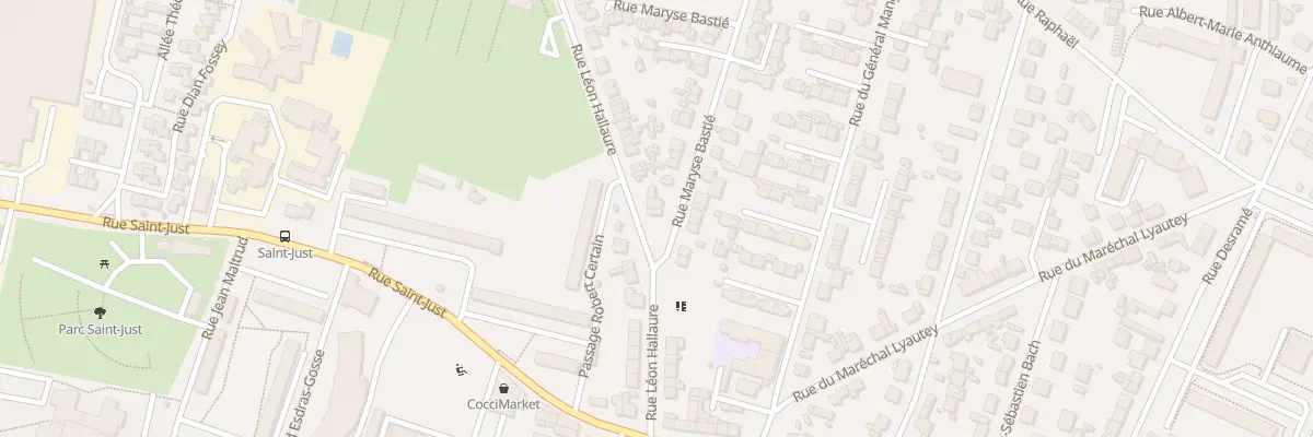 Plan du 5 Rue Maryse Bastié au Havre