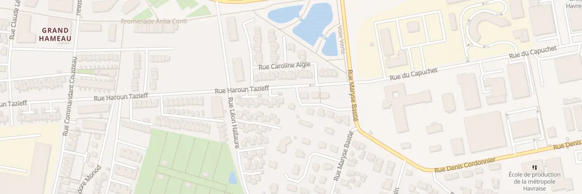 Plan du 2 Rue Elisabeth Boselli au Havre